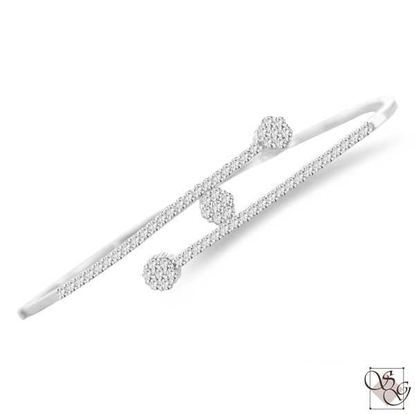 Diamond Bangles at J. David Jewelry