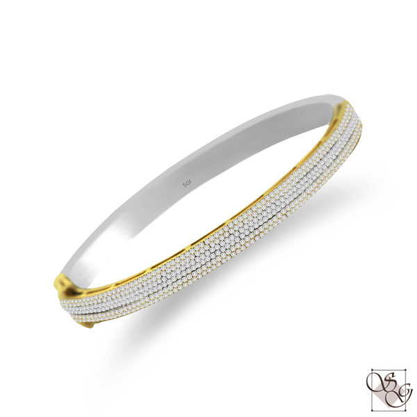 Diamond Bangles at J. David Jewelry